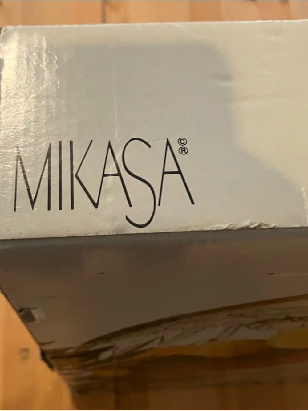 Never used Mikasa Vintage Sunset Bay Hostess Glass Sailboat Platter 18.5”